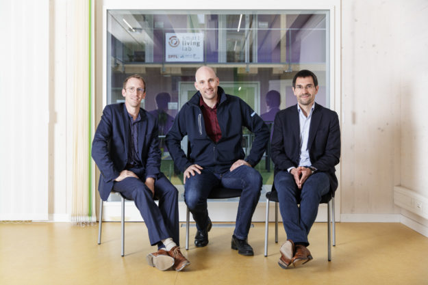 ReuSlab: Corentin Fivet (EPFL), Sébastien Emmery (Stephan SA), Dario Redaelli (HEIA-FR) © Horsform | Nicolas Brodard